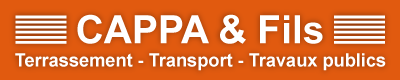 SAS CAPPA et Fils, Terrassement - Transport - Travaux publics